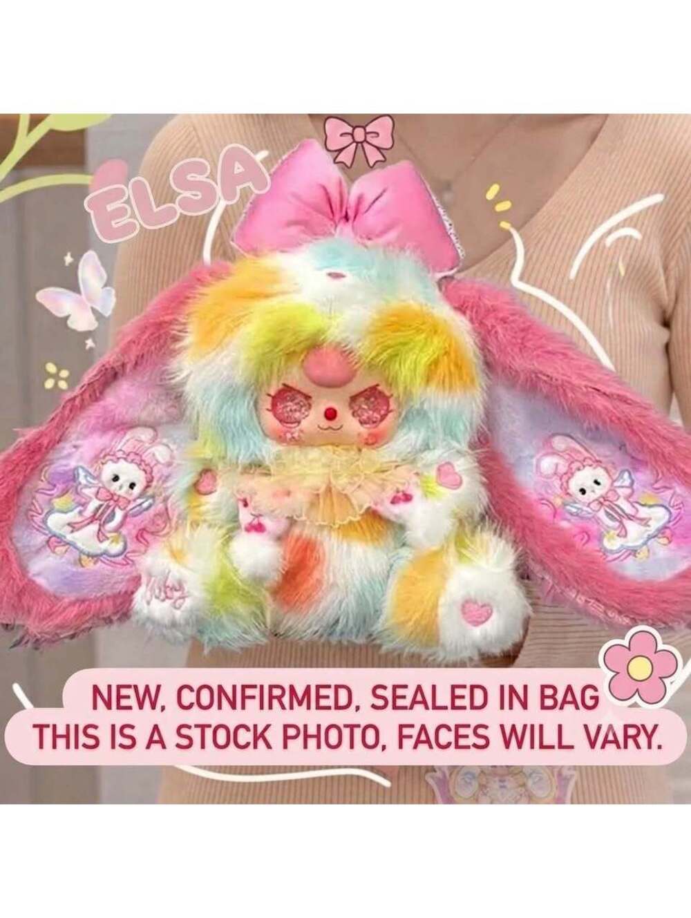 Baby Three Lily Rabbit Town V5 400% Series Plush - Confirmed - - Lili - Elsa